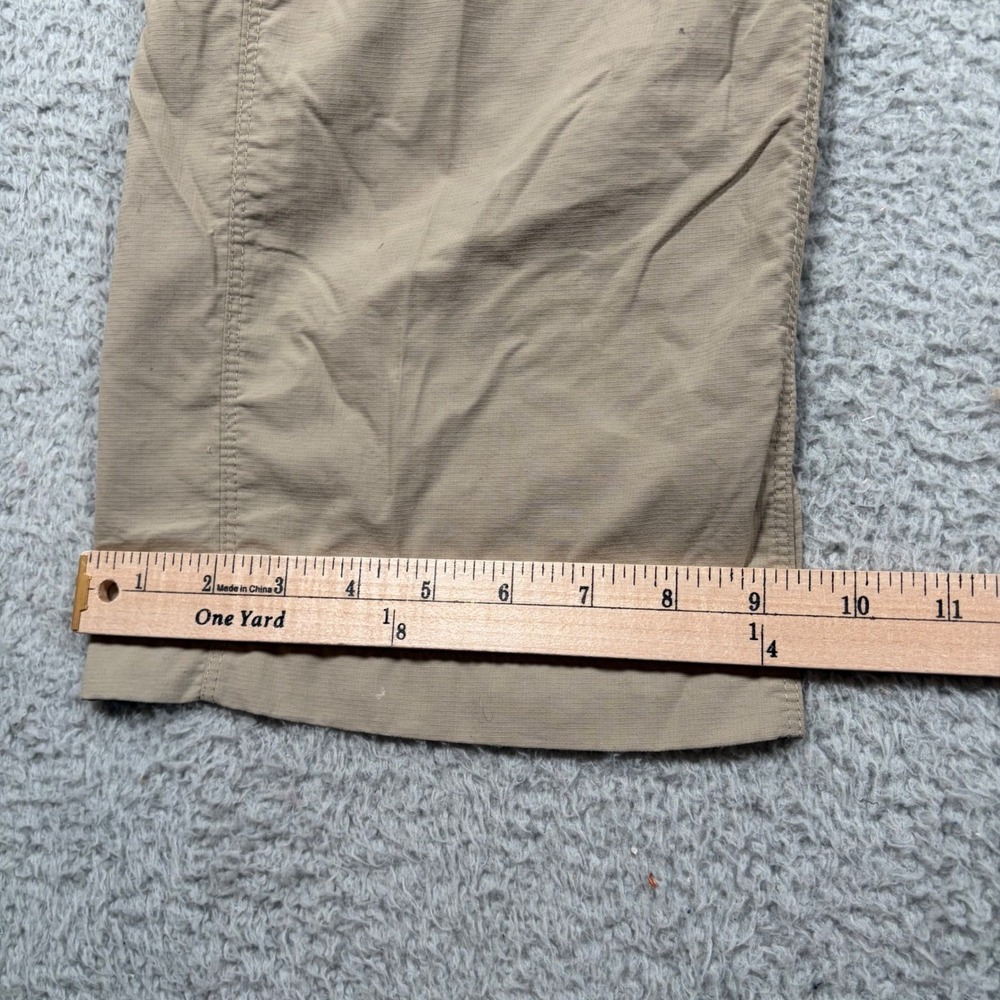 The North Face Mens Cargo Hiking Trail Pants Tan Khaki Nylon Sz Large Long 36x32 - Picture 10 of 10